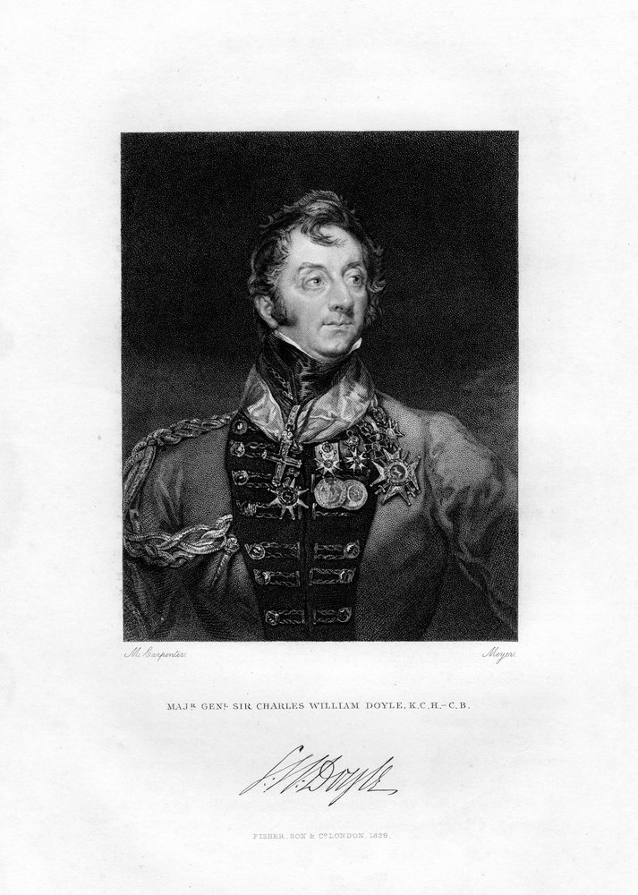 Sir Charles William Doyle, britischer General, 1829