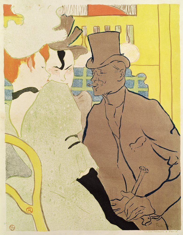 Der Engländer im Moulin Rouge von Henri de Toulouse-Lautrec