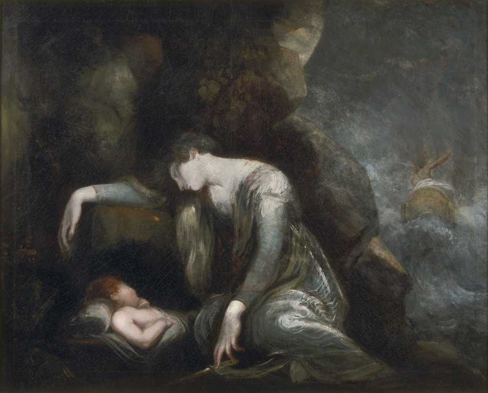 Danaë und Perseus auf Seriphos von Henry (1741-1825) Fuseli
