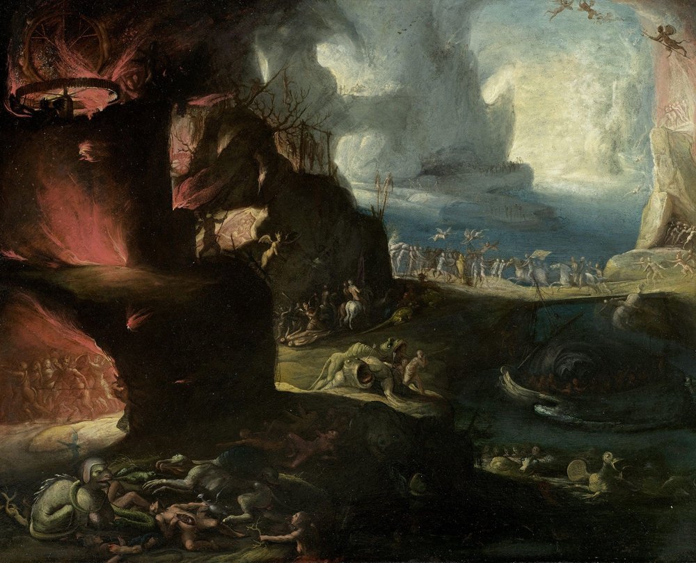 Höllenlandschaft von Hieronymus Bosch