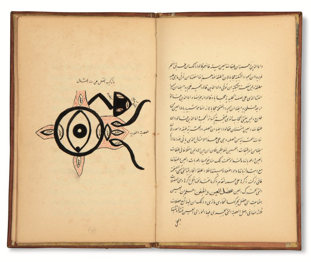 Hunayn Bin Ishaq (gest. 873 n. Chr.): Drei Abhandlungen (Maqalat) über Augenheilkunde, Qajar, Iran, erste Hälfte des 19. Jahrhunderts von Iranian School