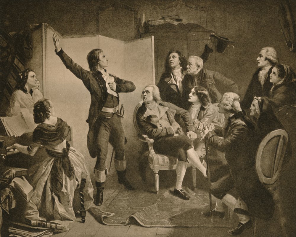 Das erste Singen der Marseillaise (1895) von Isidore Pils