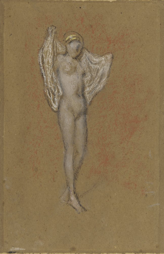 Eine gelbe Notiz, ca. 1871-74 von James Abbott McNeill Whistler