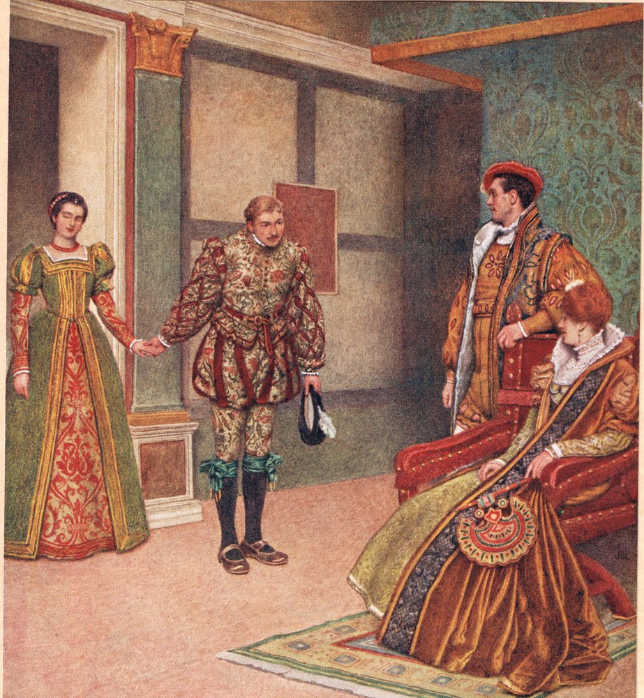 'Du sahst die Herrin, ich erblickte die Magd', Illustration aus 'Der ...