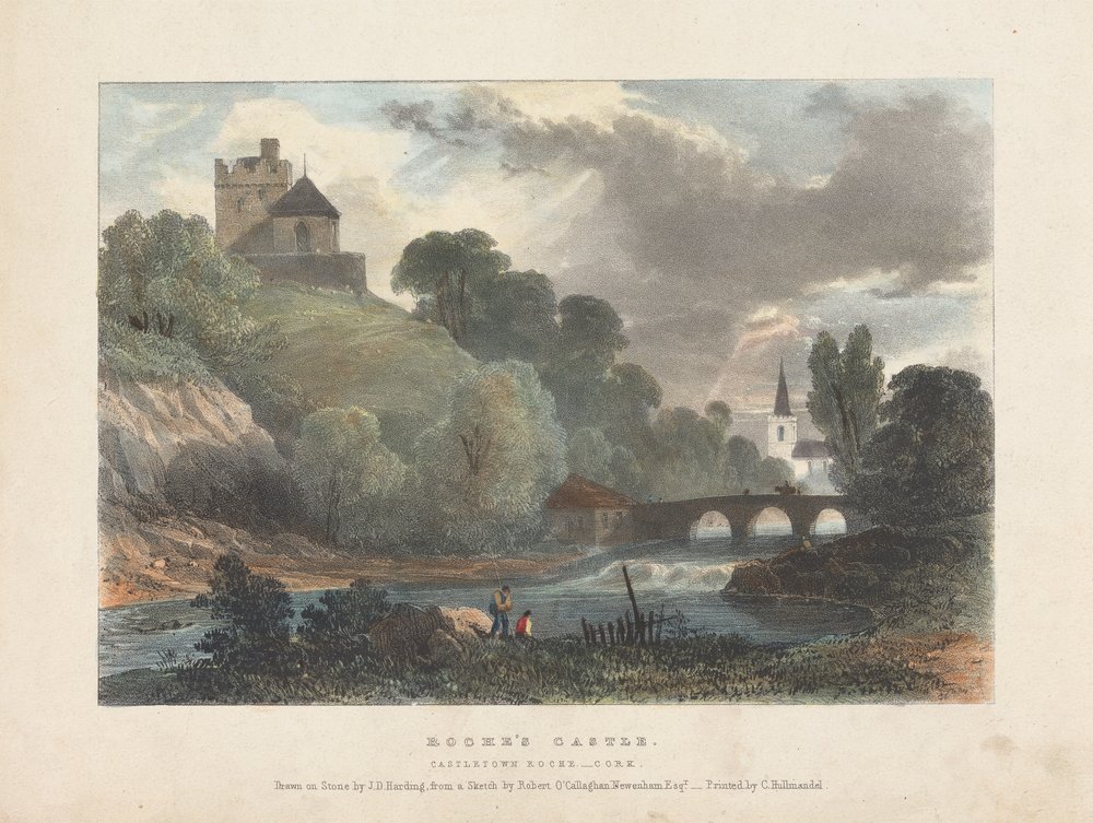Roche's Castle, Castletown Roche von James Duffield Harding