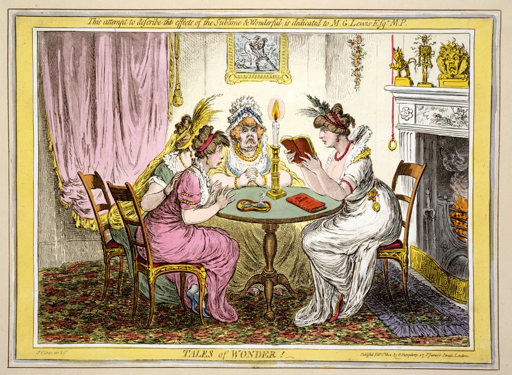 Wundergeschichten, veröffentlicht von H. Humphrey, London, 1802 von James Gillray