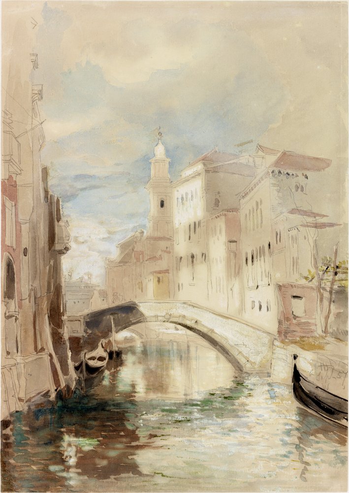 Der Kaufmann von Venedig auf der Rialtobrücke von James Holland