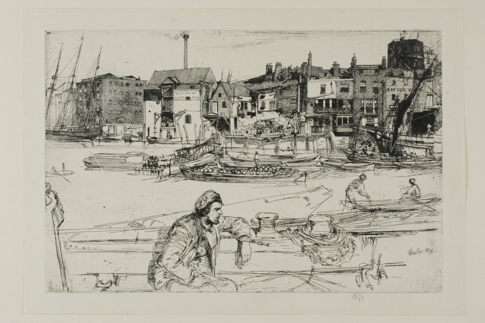 Black Lion Wharf von James McNeill Whistler