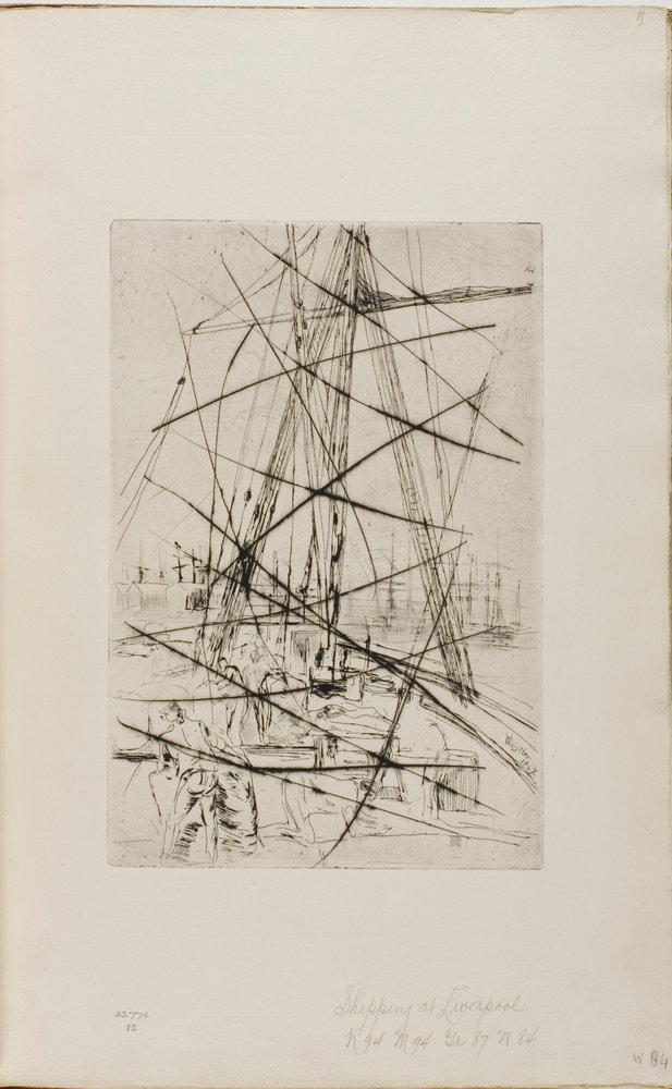 Schiffe in Liverpool von James McNeill Whistler