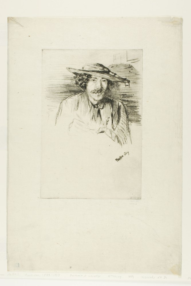 Whistler mit Hut von James McNeill Whistler