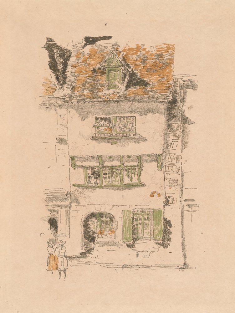 Gelbes Haus, Lannion von James McNeill Whistler