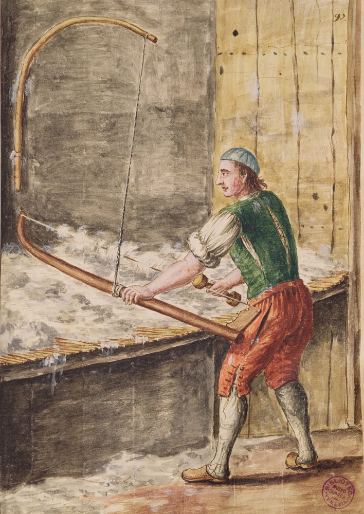 Baumwollspinnen von Jan van Grevenbroeck