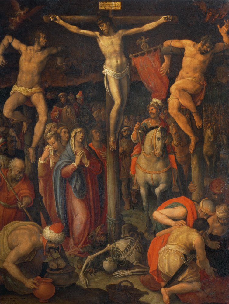Kreuzigung, 1581 von Jan van der Straet
