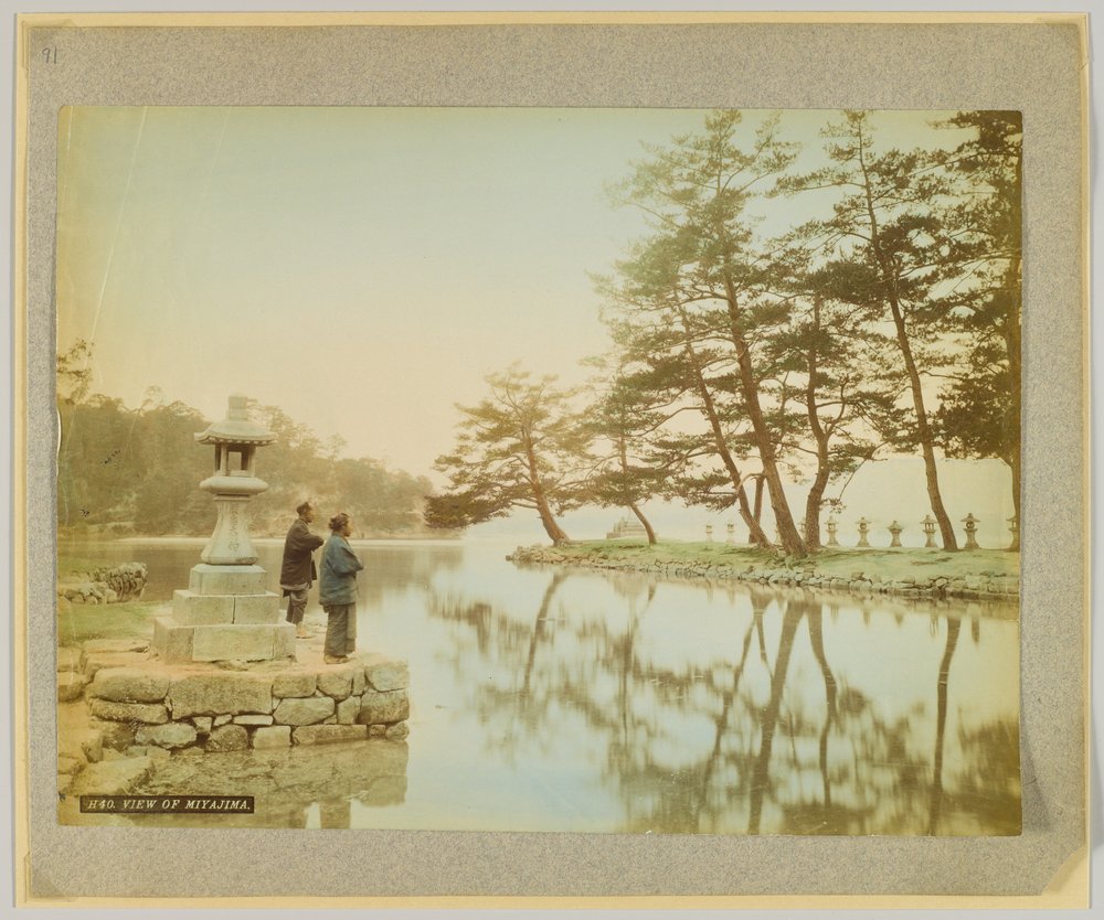 Blick auf Miyajima, Japan von Japanese Photographer
