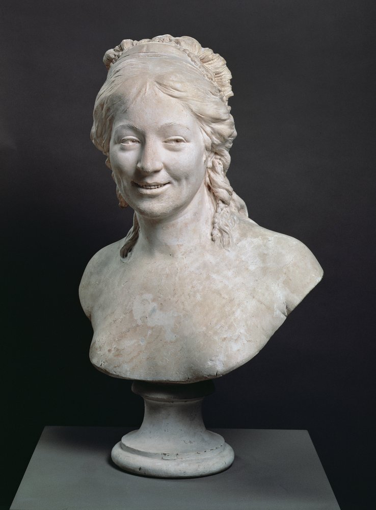 Porträtbüste von Madame Houdon, der Ehefrau des Künstlers, 1786 von Jean-Antoine Houdon