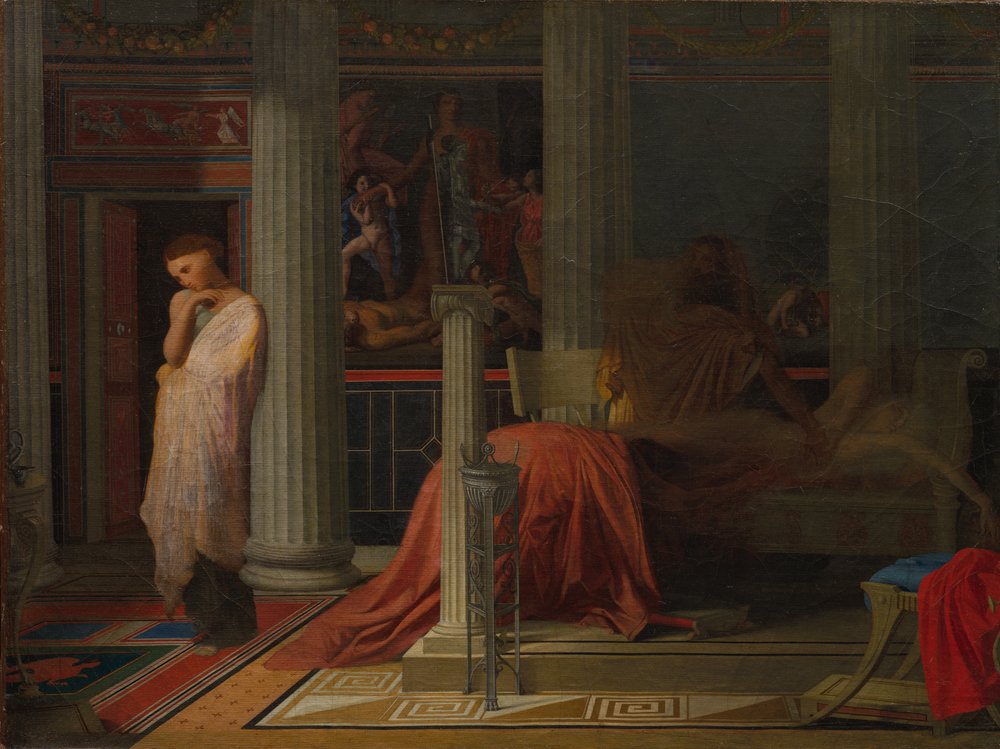 Antiochus und Stratonike von Jean Auguste Dominique Ingres