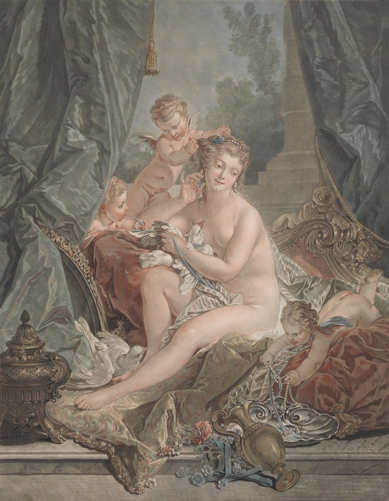Die Toilette der Venus, 1783 von Jean-Francois Janinet