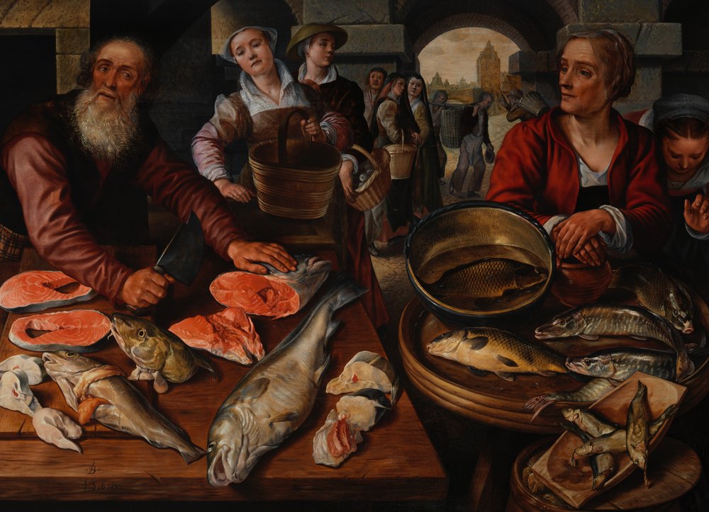 Fischmarkt, 1568 von Joachim Beuckelaer