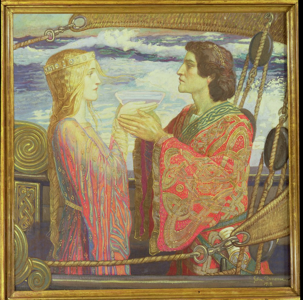 Tristan und Isolde, 1912 von John Duncan