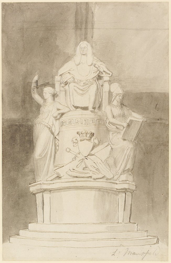 Entwurf für das Denkmal von Lord Mansfield, Westminster Abbey von John Flaxman