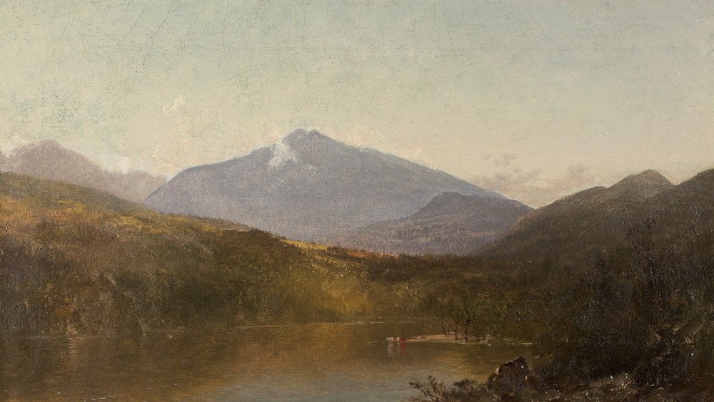 Weiße Berge von Shelburne, NH von John Frederick Kensett
