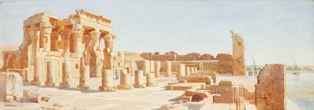Tempel von Kom-Ombo, Oberägypten, ca. 1907-10 von John Somerscales