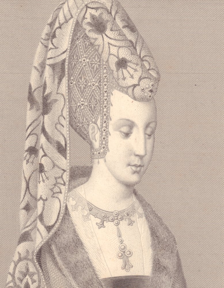 Porträt von Isabelle oder Isabeau von Bayern-Ingolstadt, Königin von Frankreich von Walter Charles Mills