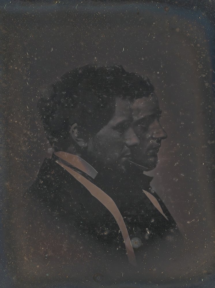 Selbstporträt mit dem Bruder des Künstlers, 1840er von John Adams Whipple