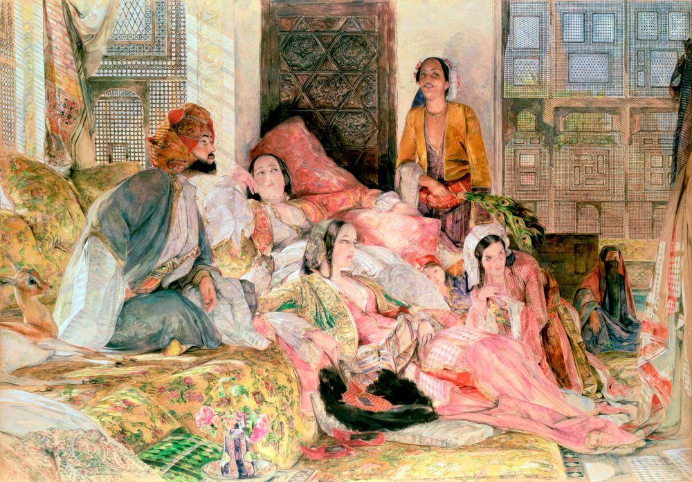 „Der Harem“, ca. 1850 von John Frederick Lewis