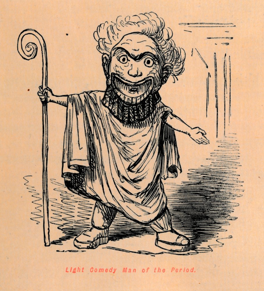 Leichter Komödiant der Zeit, 1852 von John Leech