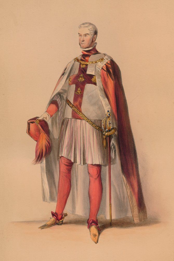 Gast im Kostüm für Königin Victorias Kostümball, 12. Mai 1842, 1843 von John Richard Coke Smyth