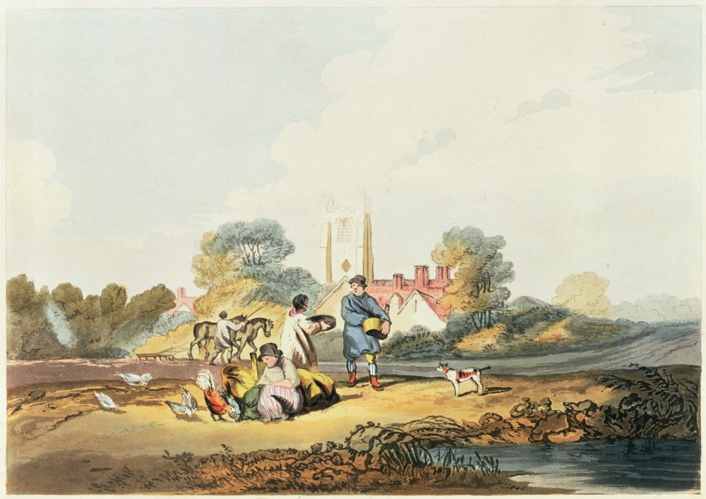 Herbst, Getreide säen von Joseph Mallord William Turner