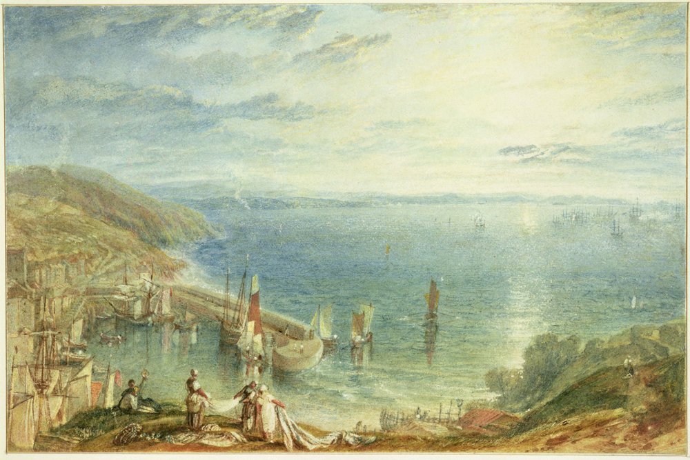 Nr. 1790 Torbay von Brixham aus gesehen, um 1816-17