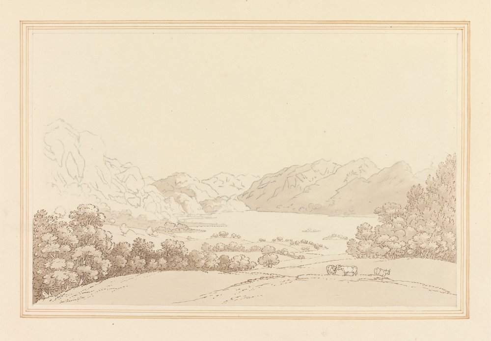 Landschaft von Joseph Farington: hochwertiger Kunstdruck