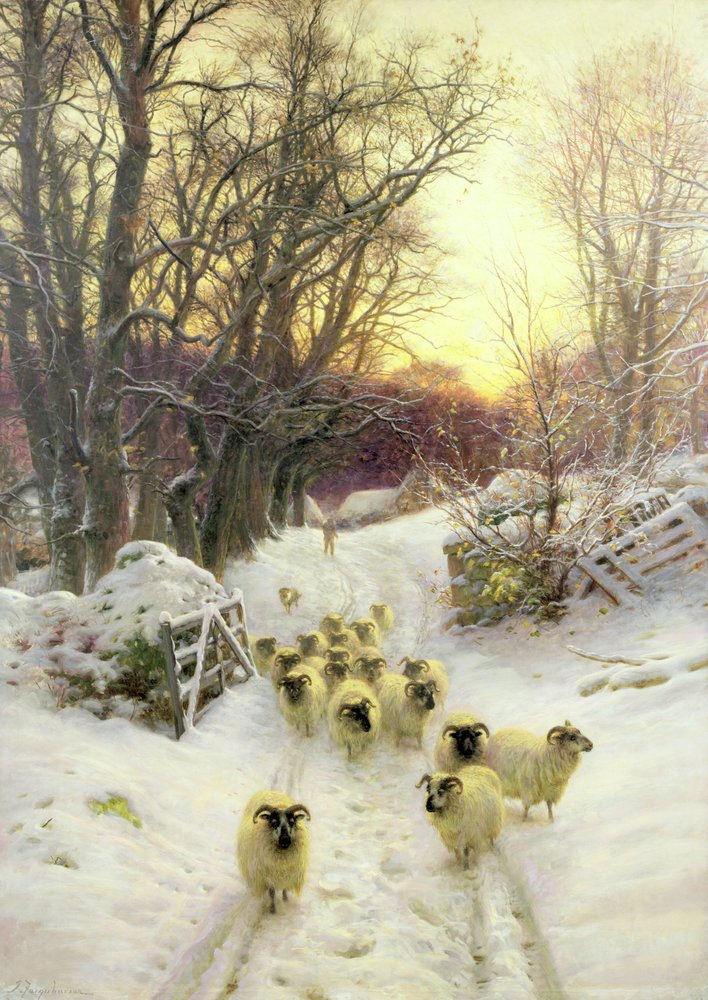 Die Sonne hatte den Wintertag beschlossen von Joseph Farquharson