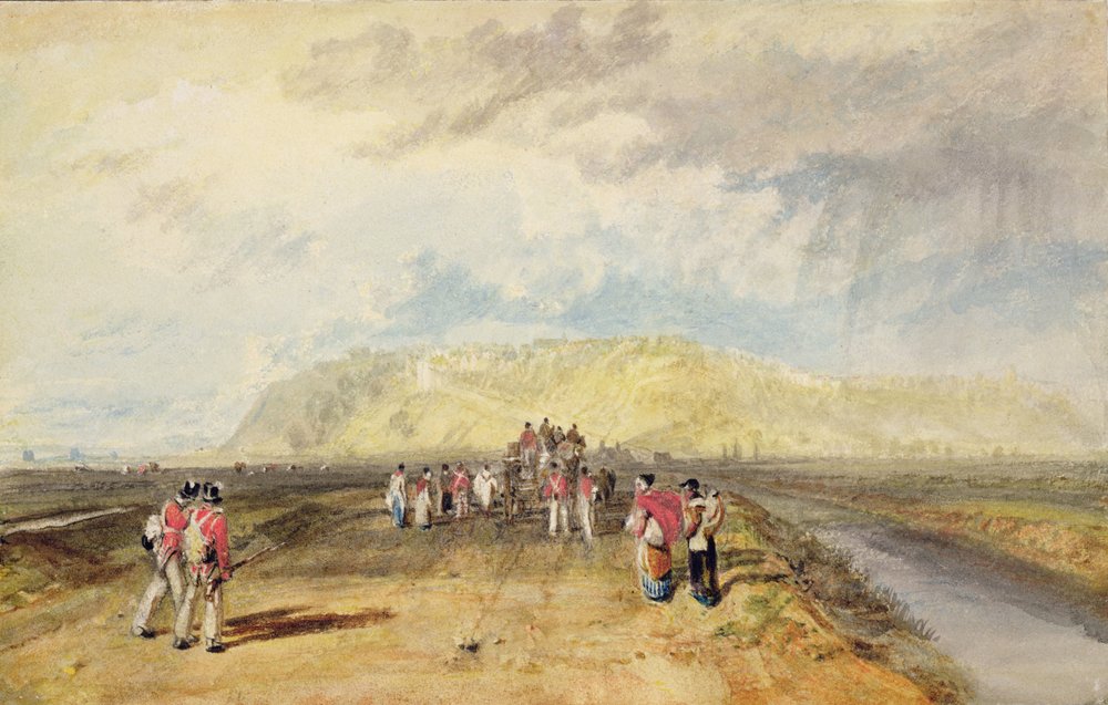 Winchelsea, Sussex, von der Rye Road aus