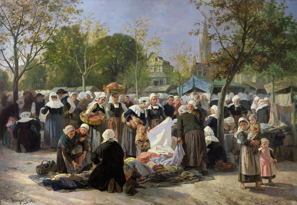 Der Materialmarkt von Jules Trayer: hochwertiger Kunstdruck