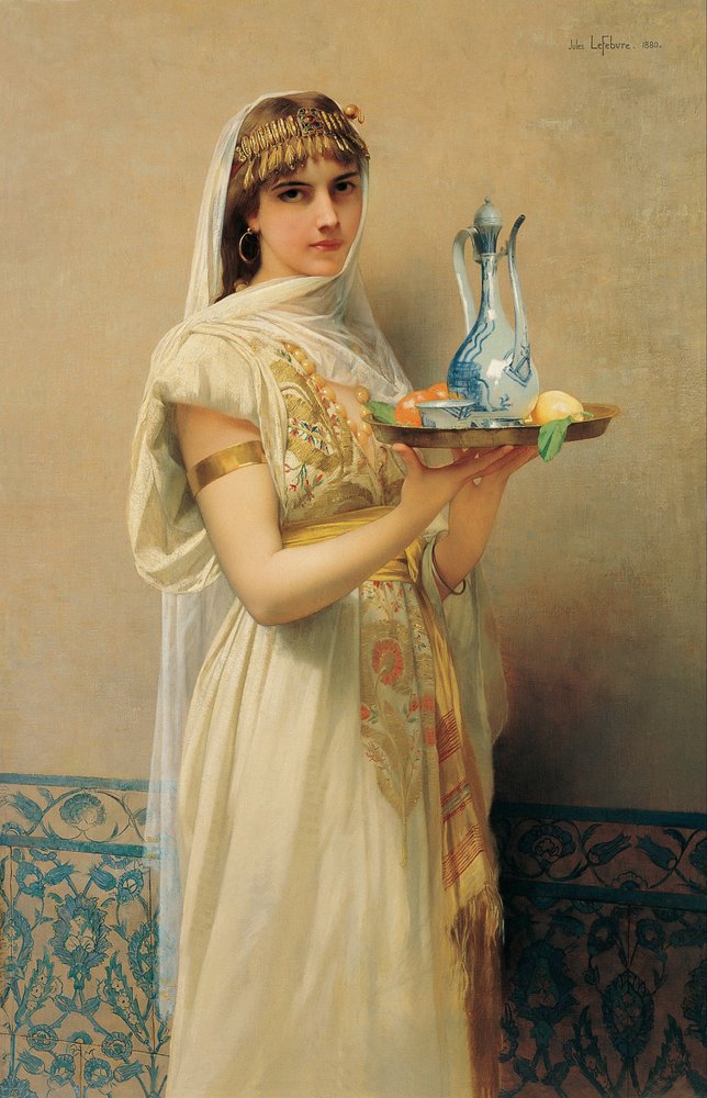 Dienstmagd, 1880 von Jules Joseph Lefebvre