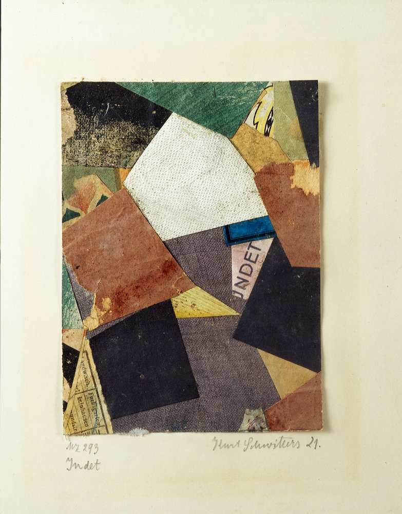Merz 293 Collage von Kurt Schwitters (1887-1948) 1921