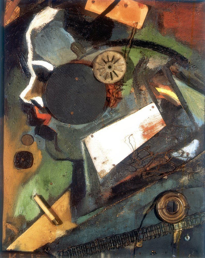 Merzbild 1A (Der Doktor) von Kurt Schwitters: Kunstdruck
