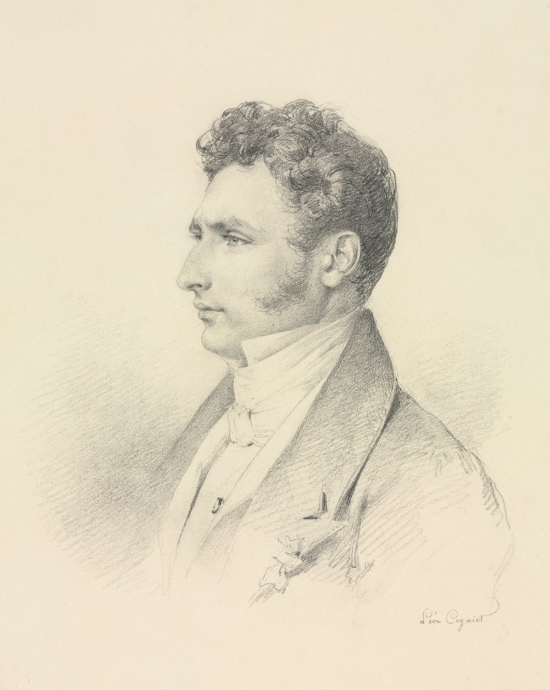 Porträt eines Gentlemans von Léon Cogniet