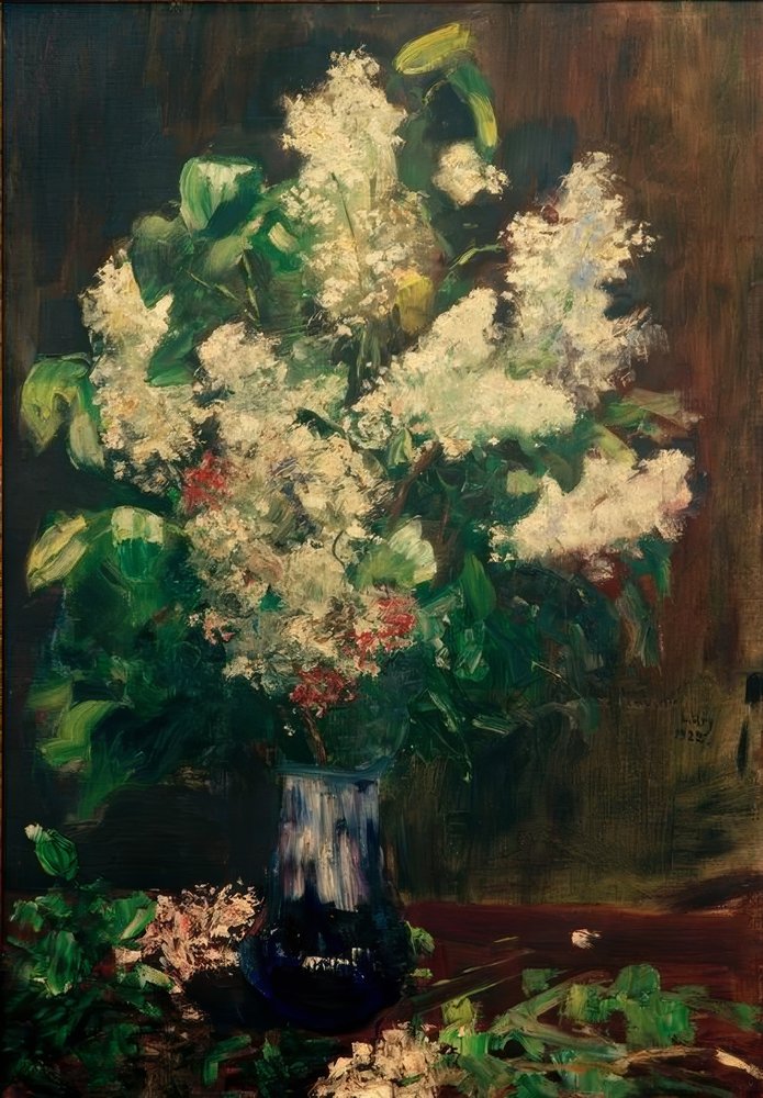 Fliederstrauß von Lesser Ury