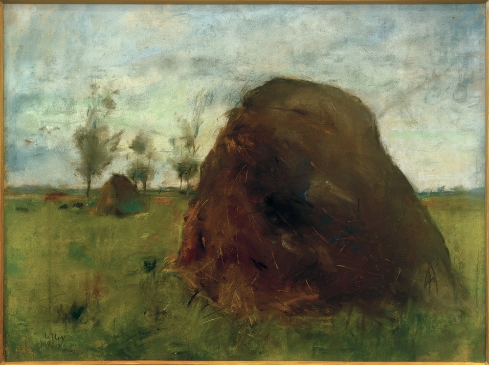 Die Heuhaufen von Lesser Ury