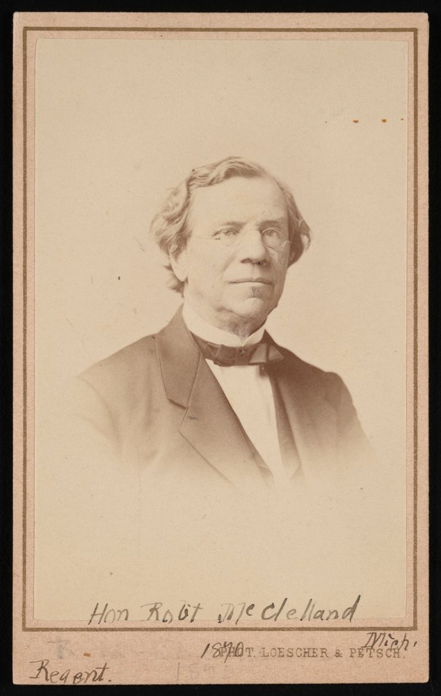 Porträt von Robert McClelland 1807-1880, 1870 von Löscher and Petsch