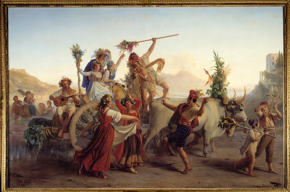 Die Rückkehr vom Fest der Madonna des Bogens bei Neapel