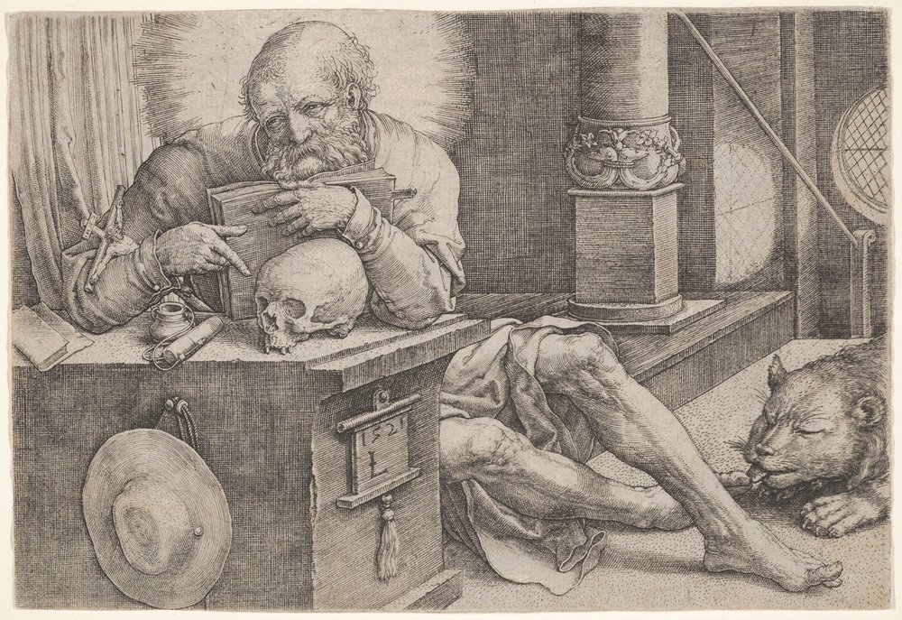 Der heilige Hieronymus von Lucas van Leyden
