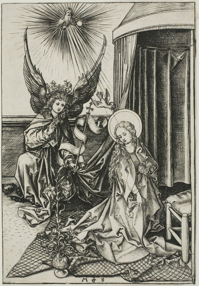 Die Verkündigung von Martin Schongauer