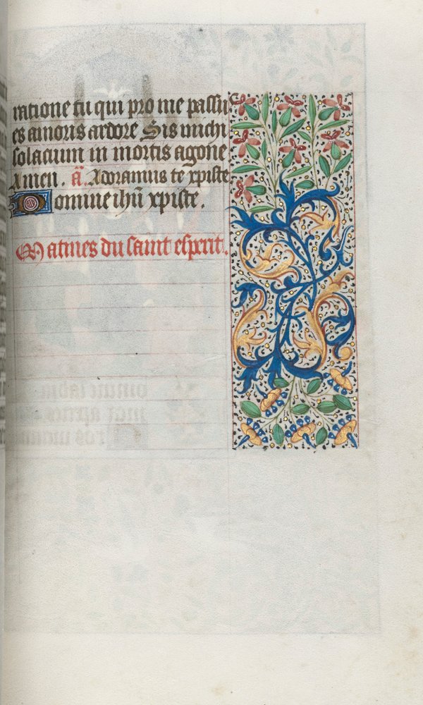 Stundenbuch Gebrauch von Rouen: fol. 99r, ca. 1470 von Master of the Geneva Latini