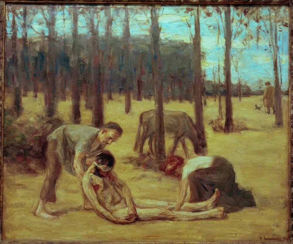 Der barmherzige Samariter von Max Liebermann