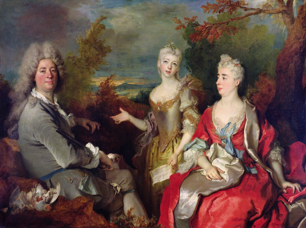 Familienporträt, ca. 1710 von Nicolas de Largillière